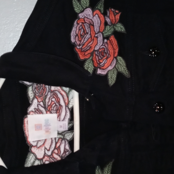 LuLaRoe Jaxon Embroidered Jacket - Picture 2 of 6